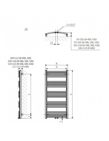 Grzejnik łazienkowy Terma Technologie...