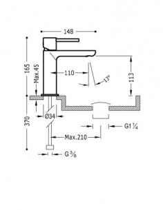 Bateria umywalkowa stojąca... 2
