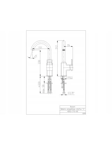 Bateria umywalkowa KFA Brylant...