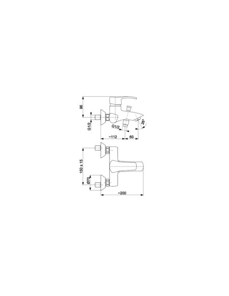 KFA Bateria wannowa Kwarc 4204-010-00