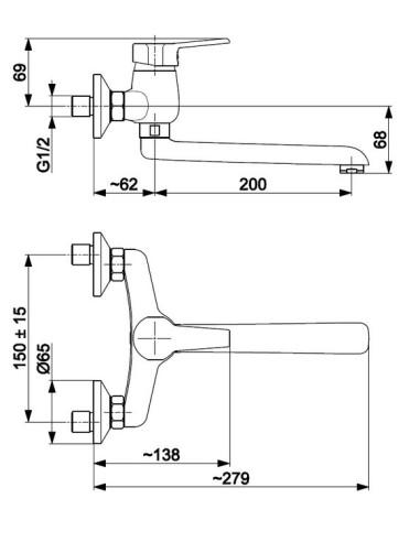 Bateria zlewozmywakowa KFA Beryl...