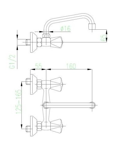 Bateria umywalkowa KFA Standard...