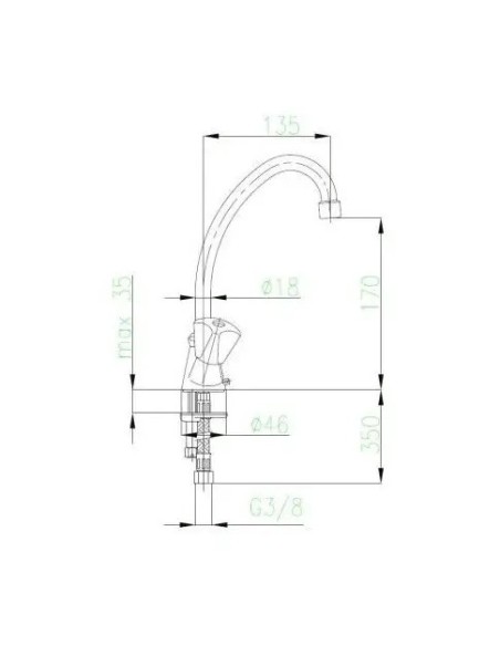 Bateria umywalkowa KFA Standard 302-315-00