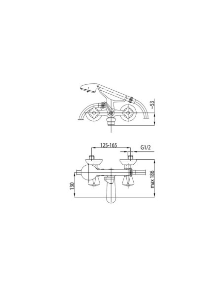 Bateria wannowa KFA Standard 304-120-00