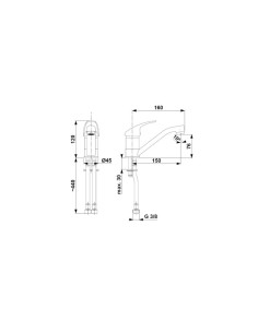 Bateria umywalkowa KFA Baryt 552 915 00 2