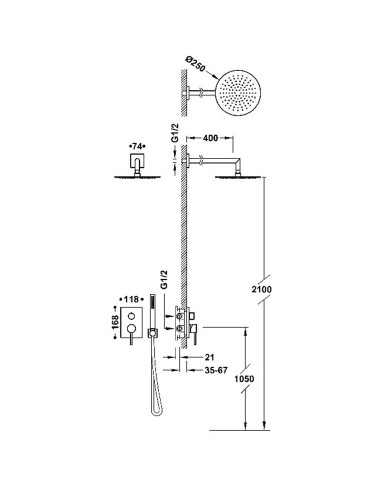 Zestaw baterii jednouchwytowej...