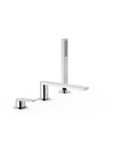 Bateria jednouchwytowa z montażem na krawędzi wanny TRES - PROJECT 21116101