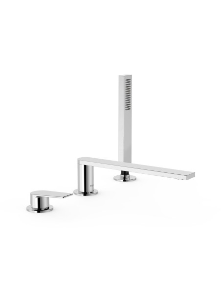 Bateria jednouchwytowa z montażem na krawędzi wanny TRES - PROJECT 21116103
