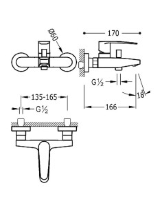 Bateria wannowa TRES - FLAT... 2