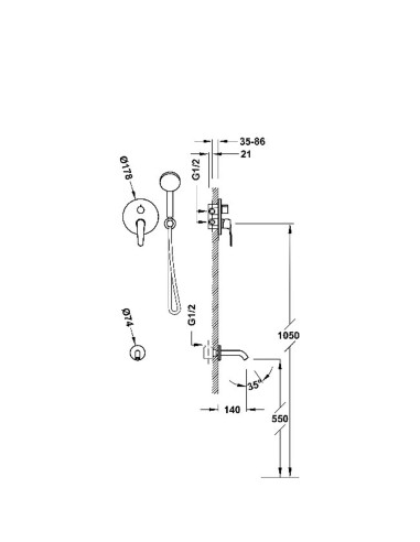 Zestaw baterii jednouchwytowej...