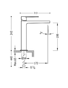 Bateria umywalkowa wysoka... 2
