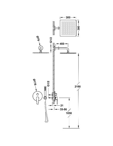 Zestaw baterii jednouchwytowej...