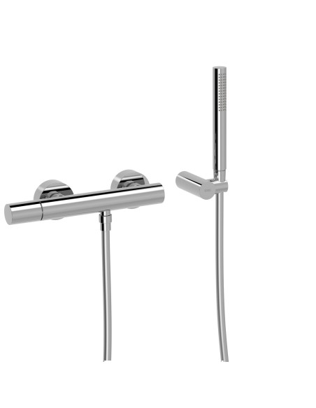 Bateria jednouchwytowa ścienna natryskowa TRES - STUDY 26116701