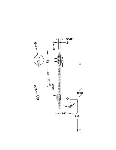 Zestaw baterii jednouchwytowej...