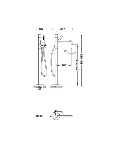 Bateria jednouchwytowa wolnostojąca...