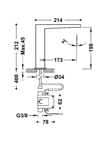 Bateria elektroniczna umywalkowa...