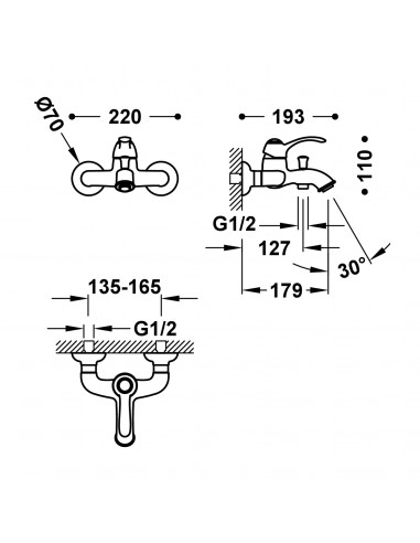 Bateria jednouchwytowa wannowa...