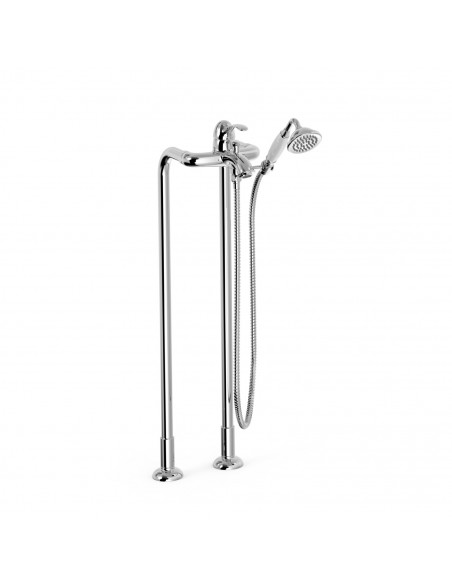 Bateria jednouchwytowa podłogowa wannowa i natryskowa TRES - Clasic 24219402