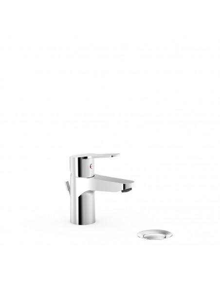 Bateria umywalkowa stojąca z automatycznym spustem TRES BASE 21510303DA