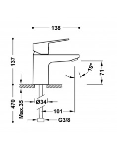 Bateria umywalkowa stojąca... 2