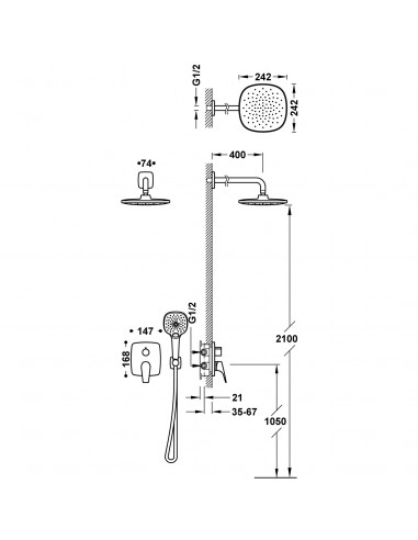 Zestaw baterii jednouchwytowej...