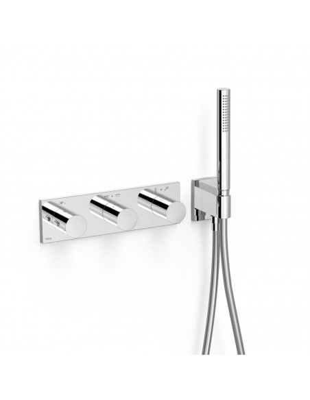 Zestaw baterii termostatycznej podtynkowej 4-drożnej TRES - B-System 30735401