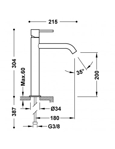 Bateria umywalkowa wysoka stojąca...