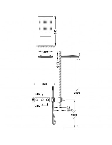 Zestaw baterii termostatycznej...