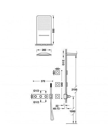 Zestaw baterii termostatycznej...