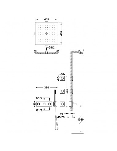 Zestaw baterii termostatycznej...