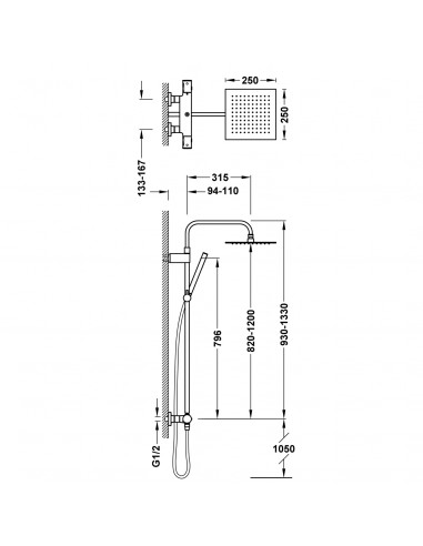 Zestaw baterii termostatycznej...