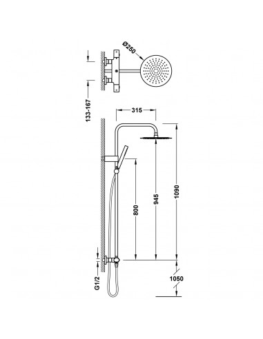 Zestaw baterii termostatycznej...