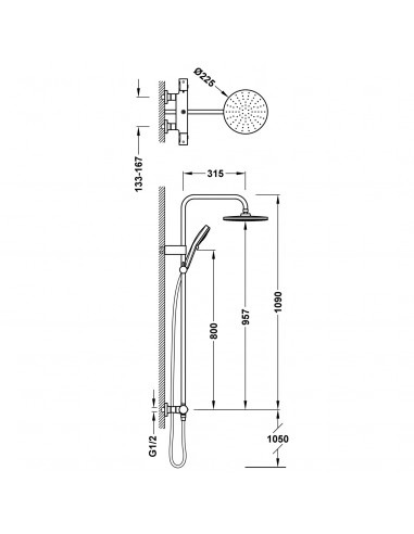 Zestaw baterii termostatycznej...
