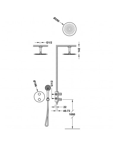 Zestaw baterii prysznicowej...