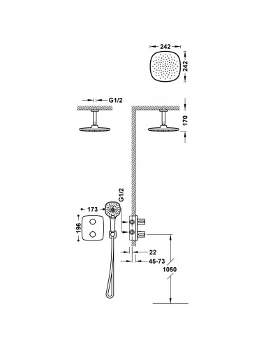 Zestaw baterii prysznicowej...