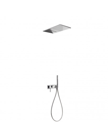 Bateria jednouchwytowa prysznicowa podtynkowa 3-drożna TRES 3V 21027301