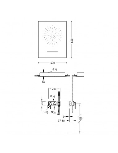 Bateria jednouchwytowa prysznicowa...