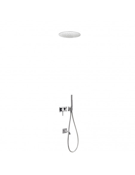 Bateria jednouchwytowa prysznicowa podtynkowa 3-drożna TRES 3V 21027311