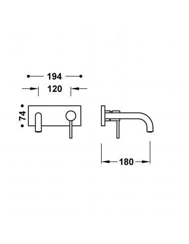 Elementy zewnętrzne do podtynkowego...