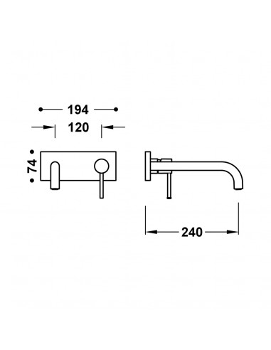 Elementy zewnętrzne do podtynkowego...