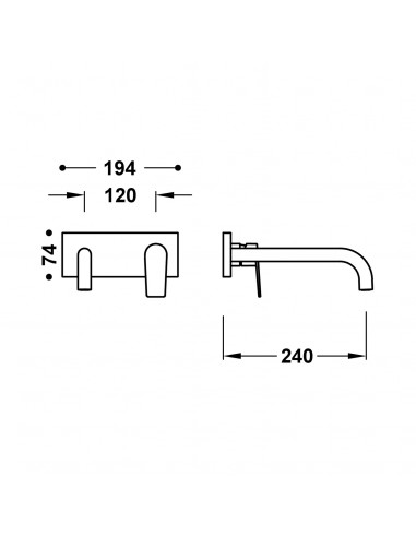 Elementy zewnętrzne do podtynkowego...