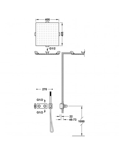 Zestaw baterii termostatycznej...