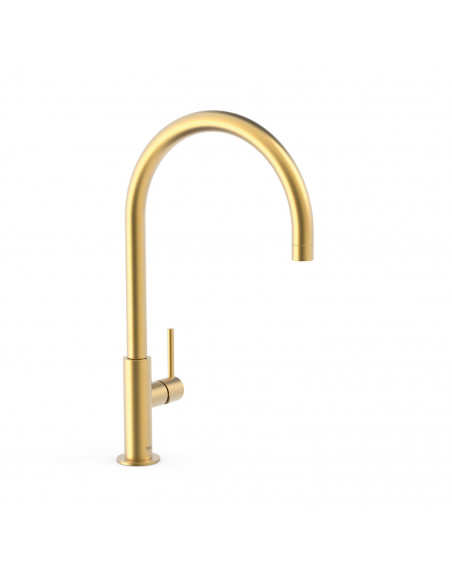 Bateria umywalkowa stojąca wysoka XXL z boczną dźwignią TRES - STUDY 26290401OM