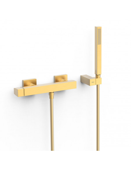 Bateria natryskowa jednouchwytowa ścienna TRES - SLIM 20216701OM