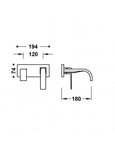 Elementy zewnętrzne do podtynkowego...
