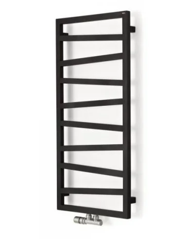 Terma Technologie Grzejnik łazienkowy ZIGZAG 1780x500 Metallic Black WGZIG178050