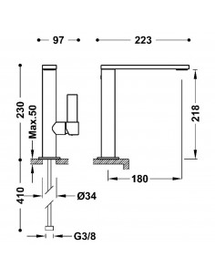 Bateria umywalkowa stojąca... 2