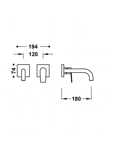 Elementy zewnętrzne do podtynkowego... Elementy zewnętrzne do podtynkowego...