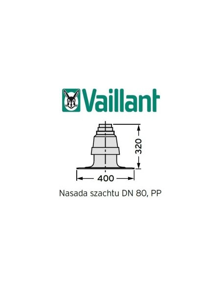 Vaillant Nasada szachtu DN80 303963