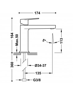 Bateria umywalkowa stojąca... 2